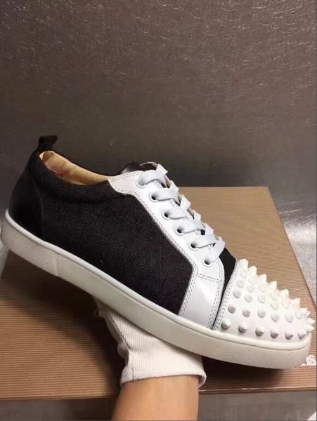 fashion designer brand junior spikes with suede spikes flats shoes red bottom shoes for mens women party lovers leather sneakers 35-47, Black
fashion designer brand junior spikes with suede spikes flats shoes red bottom shoes for mens women party lovers leather sneakers 35-47, Black