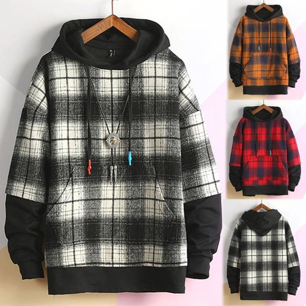 spring autumn men hoodies sweatshirts men fleece streetwear pullover hoodie casual plaid hooded sweatshirt hip hop hooded, White;black
spring autumn men hoodies sweatshirts men fleece streetwear pullover hoodie casual plaid hooded sweatshirt hip hop hooded, White;black
