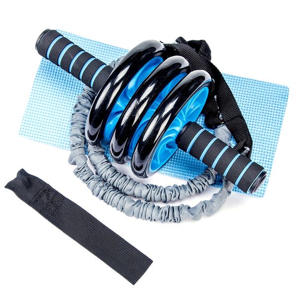 5шт / set трехколесный брюшного пресса wheel roller главная фитнес оборудование gym roller trainer с kneeling mat elastic rope
5шт / set трехколесный брюшного пресса wheel roller главная фитнес оборудование gym roller trainer с kneeling mat elastic rope
