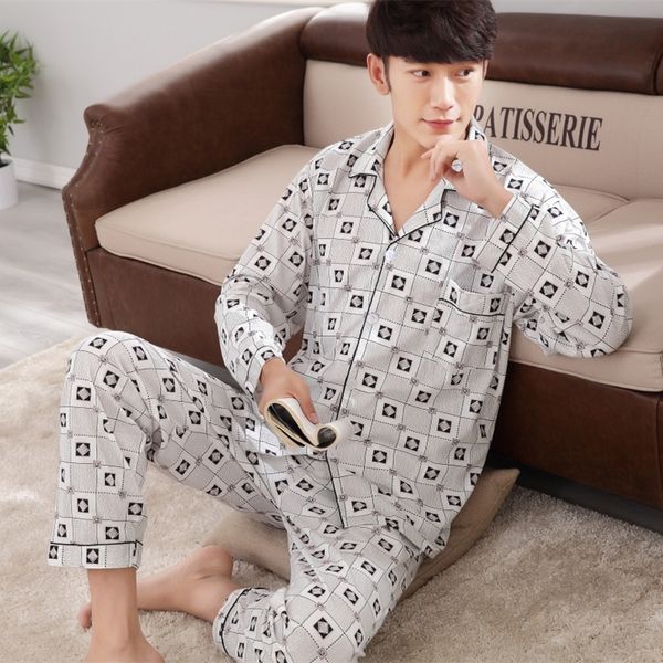 fjgix low-price pajamas autumn men's and women's printed lapel long-sleeved cardigan large-sizehome clothes home furnishing clothi, Blue;red
fjgix low-price pajamas autumn men's and women's printed lapel long-sleeved cardigan large-sizehome clothes home furnishing clothi, Blue;red