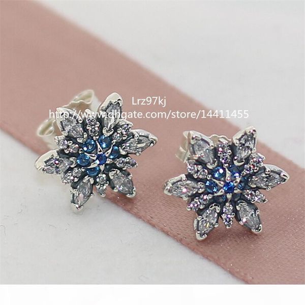 100% high-quality 925 sterling silver crystalized snowflake earrings with cz stud earrings fits european designer jewelry earrings, Golden;silver
100% high-quality 925 sterling silver crystalized snowflake earrings with cz stud earrings fits european designer jewelry earrings, Golden;silver