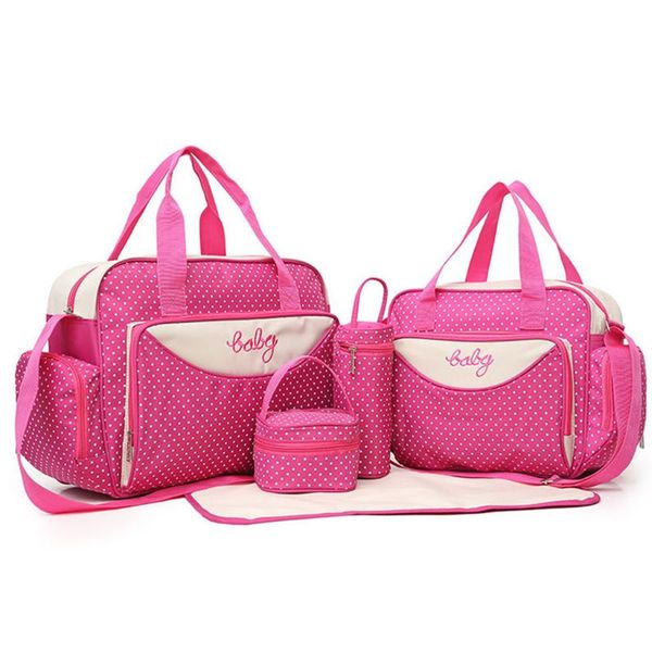 5шт / set multifuntion пеленка младенца сумка tote крупнотоннажной горошек mummy maternity путешествие сумка держатель бутылка
5шт / set multifuntion пеленка младенца сумка tote крупнотоннажной горошек mummy maternity путешествие сумка держатель бутылка