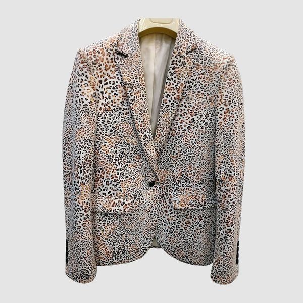 spring leopard single korean slim fit night hairstyle division casual flower fashion man suit blazer masculino, White;black
spring leopard single korean slim fit night hairstyle division casual flower fashion man suit blazer masculino, White;black