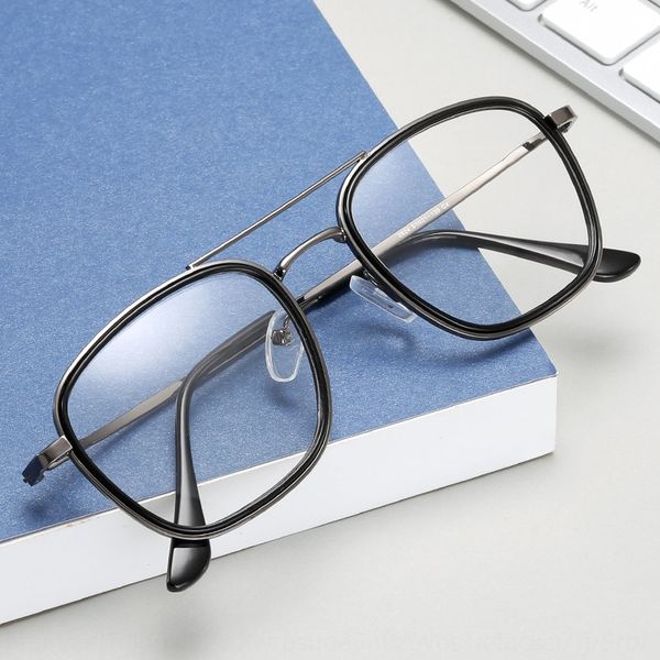 iron man gu tianle double beam glasses frame men's and myopia myopia glasses women's literature and art full frame plate business, Silver
iron man gu tianle double beam glasses frame men's and myopia myopia glasses women's literature and art full frame plate business, Silver