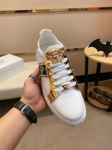 2020j luxury men's medusa printed low-casual tide shoes, high-quality fashion catwalk shoes outdoor sports shoes, size: 38-45, Black
2020j luxury men's medusa printed low-casual tide shoes, high-quality fashion catwalk shoes outdoor sports shoes, size: 38-45, Black