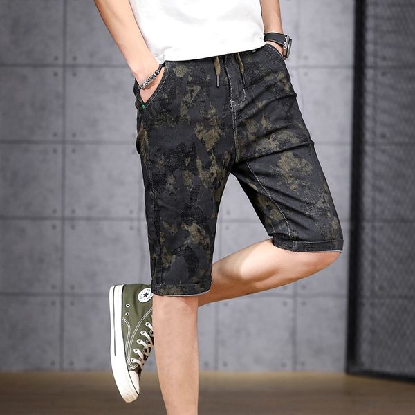 2020 spring new camouflage lace-up men's trendy and jeans trousers and jeans elastic slim-fit pants korean style long pants trendy, Blue
2020 spring new camouflage lace-up men's trendy and jeans trousers and jeans elastic slim-fit pants korean style long pants trendy, Blue