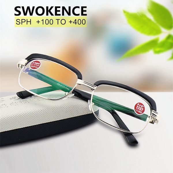swokence sph +100 to +400 reading glasses men women business anti-fatigue spectacles for presbyopic hyperopia eyewear g413, White;black
swokence sph +100 to +400 reading glasses men women business anti-fatigue spectacles for presbyopic hyperopia eyewear g413, White;black