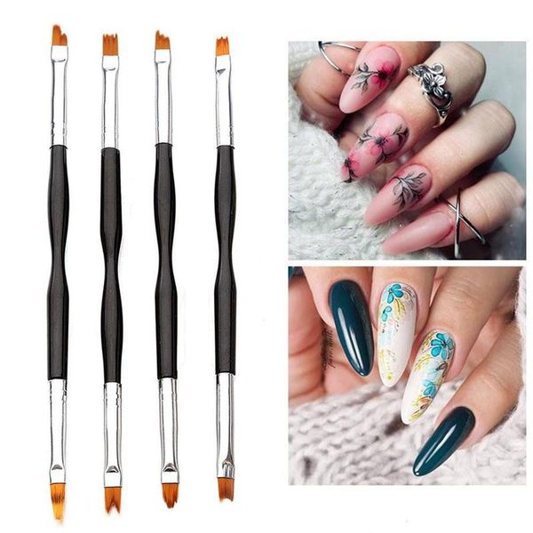 4pcs double head wooden art brush acrylic liquid powder uv gel nail polish brush flower painting pen manicure tool
4pcs double head wooden art brush acrylic liquid powder uv gel nail polish brush flower painting pen manicure tool