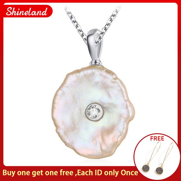 shineland natural freshwater pearl women baroque necklace elegant 925 sterling silver gold silver color pendants party gift
shineland natural freshwater pearl women baroque necklace elegant 925 sterling silver gold silver color pendants party gift
