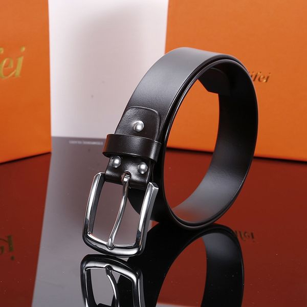 stainless jeans pin steel buckle belt men's leather pin buckle head layer pure cowhide jeans belt casual all-match, Black;brown
stainless jeans pin steel buckle belt men's leather pin buckle head layer pure cowhide jeans belt casual all-match, Black;brown
