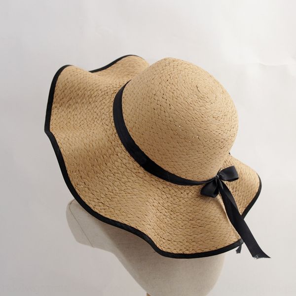bowknot wavy outdoor summer beach beach korean style butterfly straw big edge straw hat female sun hat, Blue;gray
bowknot wavy outdoor summer beach beach korean style butterfly straw big edge straw hat female sun hat, Blue;gray
