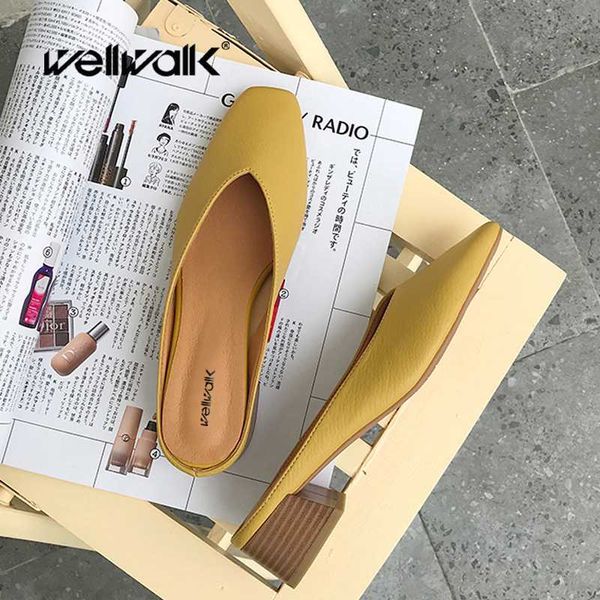 concise mule shoes women heels pumps leather pu wooden block heel open back shallow loafers ladies summer designer slippers new, Black
concise mule shoes women heels pumps leather pu wooden block heel open back shallow loafers ladies summer designer slippers new, Black