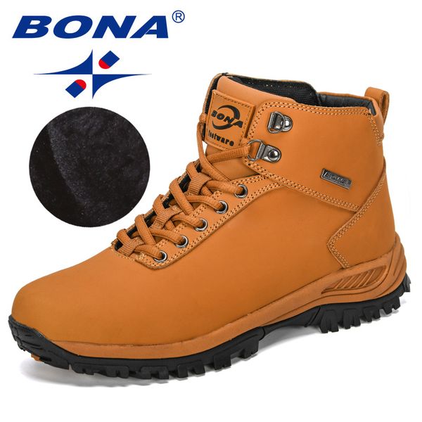 bona 2020 new designers classics winter boots men nubuck leather ankle boots man plush snow men outdoor warm footwear, Black
bona 2020 new designers classics winter boots men nubuck leather ankle boots man plush snow men outdoor warm footwear, Black