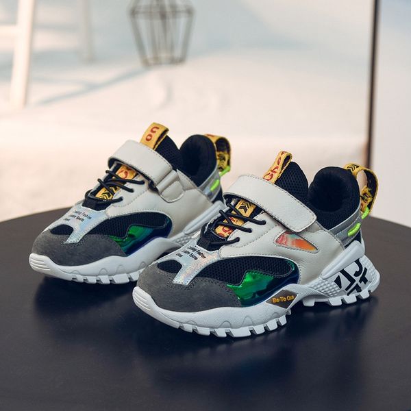 new children's for 2020 season genuine leather color matching boys' running casual korean sports tennis sports shoes girls' n, Black
new children's for 2020 season genuine leather color matching boys' running casual korean sports tennis sports shoes girls' n, Black