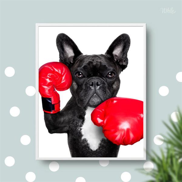 cartoon puppy with boxing gloves poster wall art decor painting print canvas art pictures for children's room nordic home decor
cartoon puppy with boxing gloves poster wall art decor painting print canvas art pictures for children's room nordic home decor