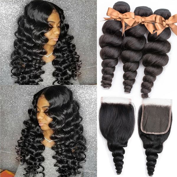 beaudiva hair brazilian hair weave bundles with closure remy human hair 3 bundles with closure loose wave bundles with closure, Black
beaudiva hair brazilian hair weave bundles with closure remy human hair 3 bundles with closure loose wave bundles with closure, Black