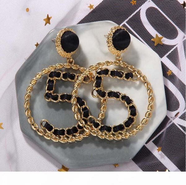 2020 fashion trendy creative digital earrings female korean new tide temperament big circle black ribbon earrings, Golden;silver
2020 fashion trendy creative digital earrings female korean new tide temperament big circle black ribbon earrings, Golden;silver