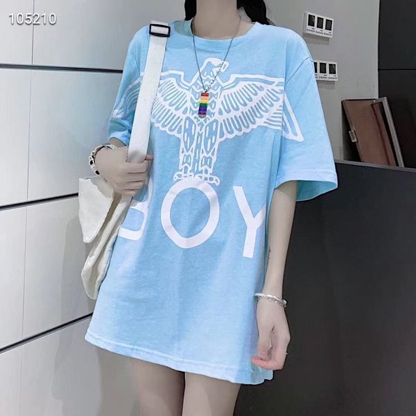european and american fashion tide brand big eagle ladies t-shirt cotton boy printed letters loose short-sleeved shirt t-shirt two colors si, White
european and american fashion tide brand big eagle ladies t-shirt cotton boy printed letters loose short-sleeved shirt t-shirt two colors si, White