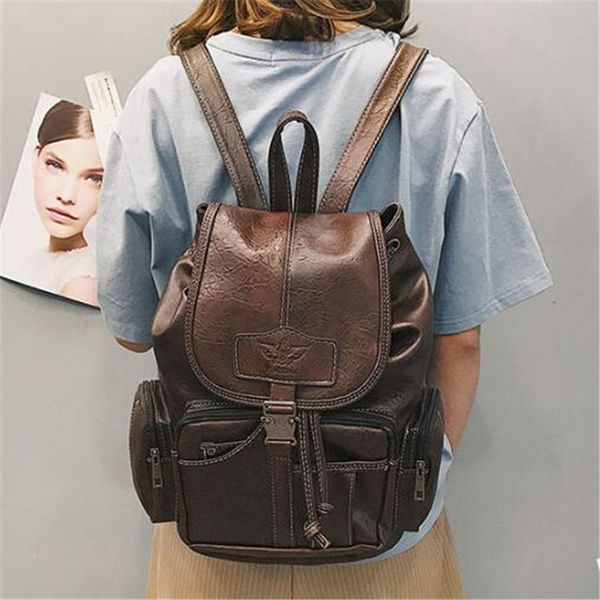 classic women leather vintage backpack shoulder school travel bag satchel rucksack tote 02c
classic women leather vintage backpack shoulder school travel bag satchel rucksack tote 02c