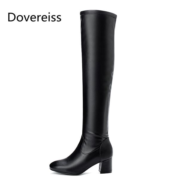 dovereiss мода женская обувь зимняя sexy элегантная сексуальная zipper сжатый белый блочные каблуки зрелые над коленом сапоги большой size43, Black
dovereiss мода женская обувь зимняя sexy элегантная сексуальная zipper сжатый белый блочные каблуки зрелые над коленом сапоги большой size43, Black
