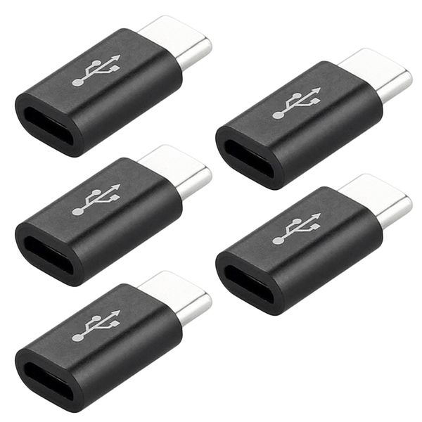 5pcs black/white mini portable practical usb 3.1 type c to micro usb adapter usb cable charging converter data adapter converter
5pcs black/white mini portable practical usb 3.1 type c to micro usb adapter usb cable charging converter data adapter converter