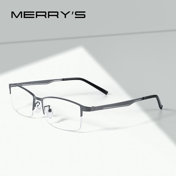 merrys design men pure titanium glasses frame business style male square ultralight eye myopia prescription business style s2322, Black
merrys design men pure titanium glasses frame business style male square ultralight eye myopia prescription business style s2322, Black