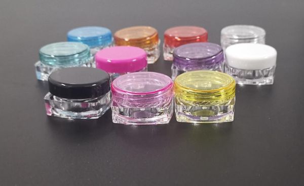 3g 5g cream jars, screw caps,eye shadow box,clear plastic makeup sub-bottling,empty cosmetic container,small sample mask canister dhl free
3g 5g cream jars, screw caps,eye shadow box,clear plastic makeup sub-bottling,empty cosmetic container,small sample mask canister dhl free