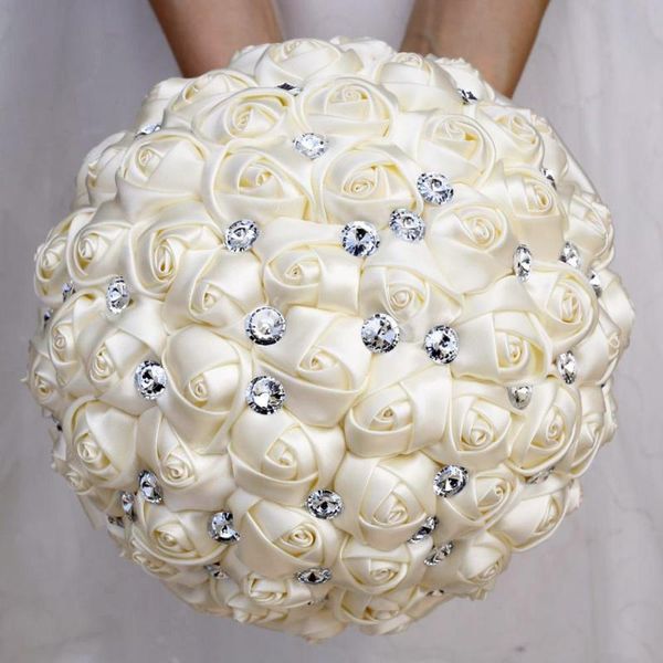 white satin roses wedding bouquet gem diamond royal blue ribbon artificial flowers de mariage bouquet ramos de ovia w323-2
white satin roses wedding bouquet gem diamond royal blue ribbon artificial flowers de mariage bouquet ramos de ovia w323-2