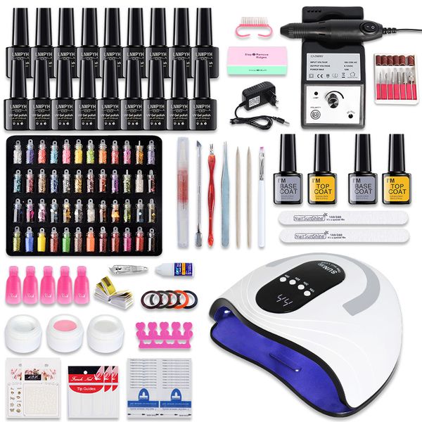 nail set 20000rpm nail drill machine 120w led lamp for manicure set 18/12 gel polish art decorations tool kit
nail set 20000rpm nail drill machine 120w led lamp for manicure set 18/12 gel polish art decorations tool kit