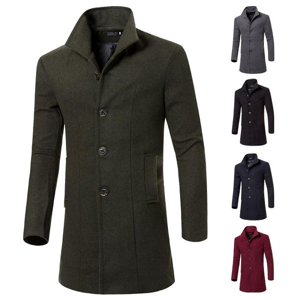 2020 winter long overcoat winter woolen trench, Tan;black 
2020 winter long overcoat winter woolen trench, Tan;black