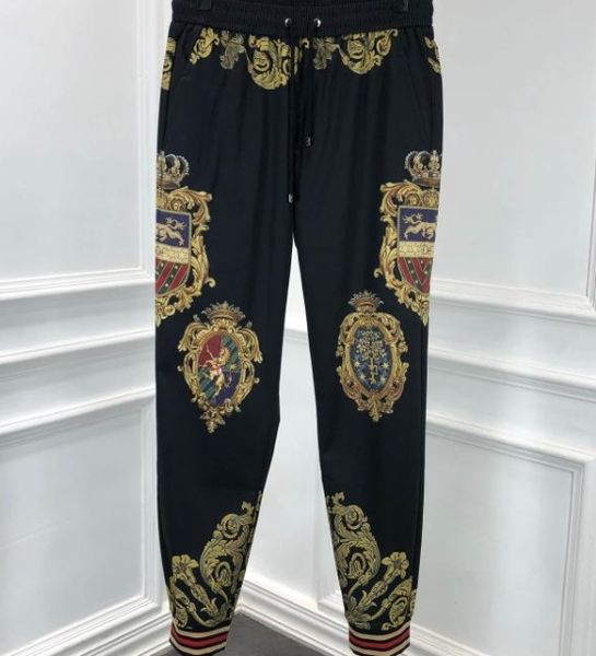 2020 new fashion brand crown print pant casual cotton famous pencil pant for men, Black
2020 new fashion brand crown print pant casual cotton famous pencil pant for men, Black