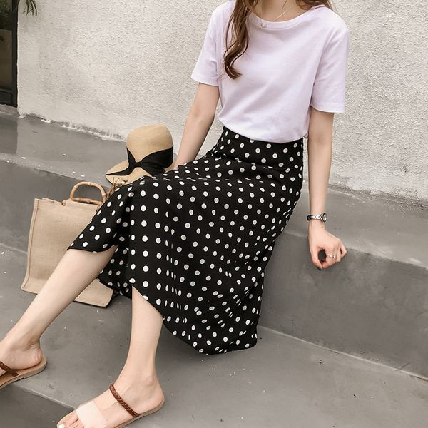 2020 women polka dot skirt fashion high waist black red chiffon elascity casual party skirt ns8967
2020 women polka dot skirt fashion high waist black red chiffon elascity casual party skirt ns8967
