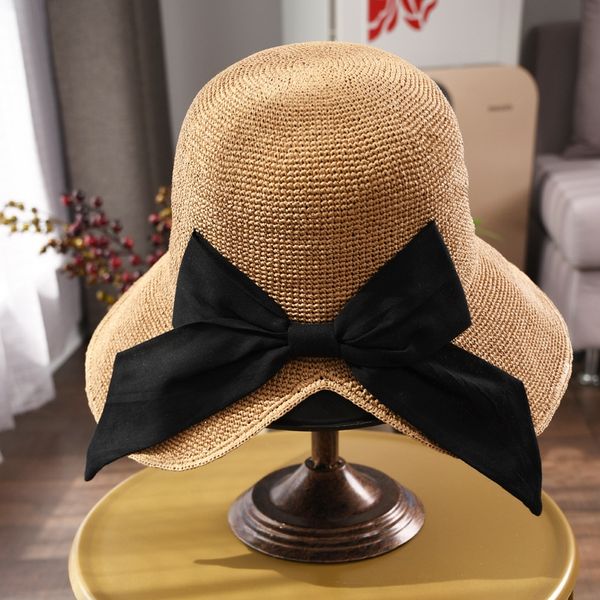 special travel lafite women's sun sun summer fashion korean style large eaves beach hat sunshade hat women's foldable, Blue;gray
special travel lafite women's sun sun summer fashion korean style large eaves beach hat sunshade hat women's foldable, Blue;gray