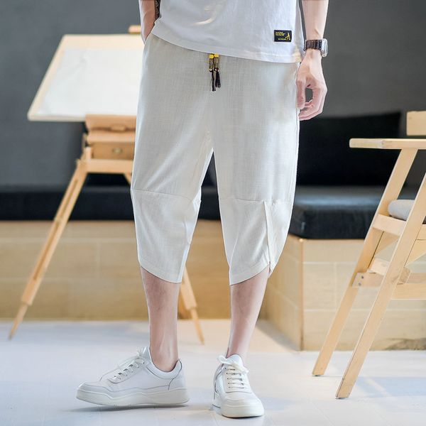 men's pants cotton linen men trousers hip hop jogger sweatpants loose and comfortable calf-length harem 2021, Black
men's pants cotton linen men trousers hip hop jogger sweatpants loose and comfortable calf-length harem 2021, Black