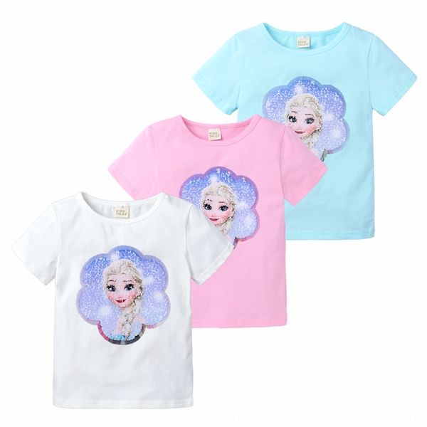 rngpf clothing small and medium-sized girls 2020 summer fashion fan sequins flip cotton cartoon t-shirt short sleeve children's clo, Blue
rngpf clothing small and medium-sized girls 2020 summer fashion fan sequins flip cotton cartoon t-shirt short sleeve children's clo, Blue