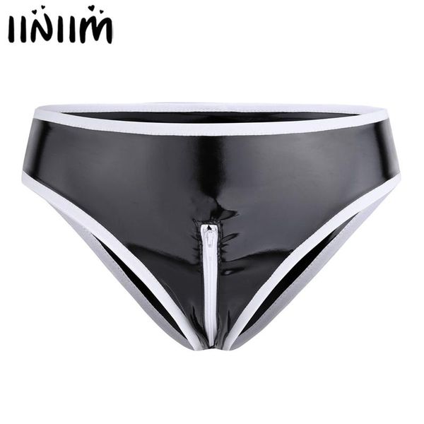 women's panties iiniim womens lingerie wetlook crotchless patent leather zipper nightwear briefs fashion underpants, Black;pink
women's panties iiniim womens lingerie wetlook crotchless patent leather zipper nightwear briefs fashion underpants, Black;pink