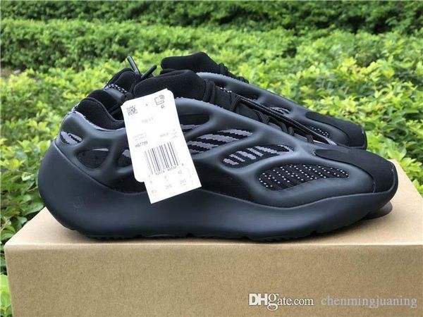 kanye west 700 v3 alvah black azael running shoes 3m reflective wave runner glows in the dark men women sports sneakers with box 
kanye west 700 v3 alvah black azael running shoes 3m reflective wave runner glows in the dark men women sports sneakers with box