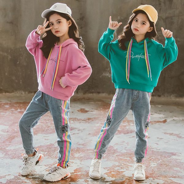 girls' big kids color rope solid color hooded sweater casual two-piece set, contact customer service to say size
girls' big kids color rope solid color hooded sweater casual two-piece set, contact customer service to say size