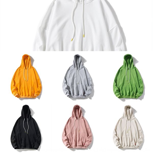 2020 spring hooded men's solid color all-match sweater plus size korean style trendy loose student sweater, Black
2020 spring hooded men's solid color all-match sweater plus size korean style trendy loose student sweater, Black