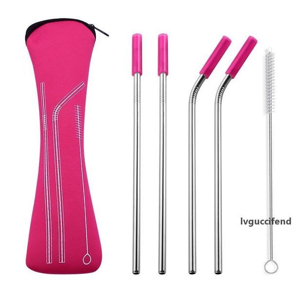 6pcs/set stainless steel straws sets with pouch bag cleaning brush silicone tip 21.5cm w8999
6pcs/set stainless steel straws sets with pouch bag cleaning brush silicone tip 21.5cm w8999