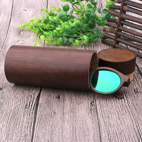 2019 handmade case glasses case box cylinder bamboo sun glasses box can be carved, Blue
2019 handmade case glasses case box cylinder bamboo sun glasses box can be carved, Blue