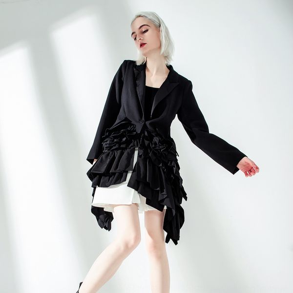 dxghl 20a/w stitching irregular flounced long sleeve slim fit suit small 1074 20a/w stitching irregular coat coatflounced long sleeve slim f, White;black
dxghl 20a/w stitching irregular flounced long sleeve slim fit suit small 1074 20a/w stitching irregular coat coatflounced long sleeve slim f, White;black