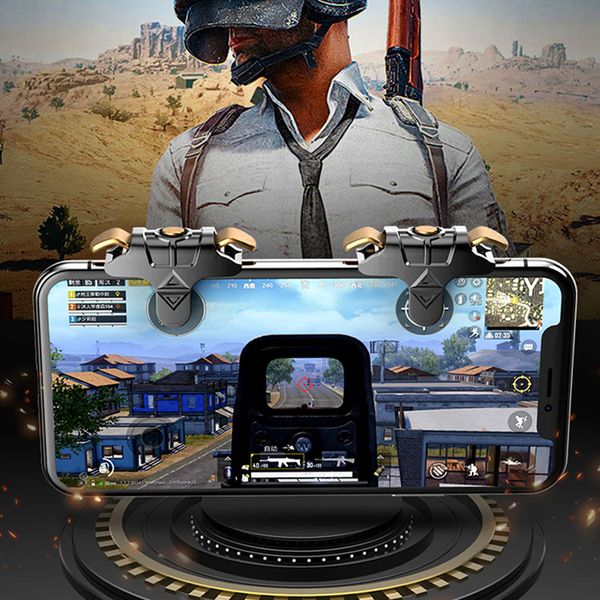 mobile phone game controller, game handle l1r1, home button, pubg alloy button joystick trigger non-slip button
mobile phone game controller, game handle l1r1, home button, pubg alloy button joystick trigger non-slip button