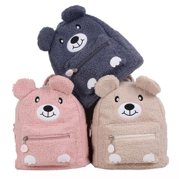 kindergarten kids shoulder bag plush storage bag cartoon bear travel backpack (beige
kindergarten kids shoulder bag plush storage bag cartoon bear travel backpack (beige