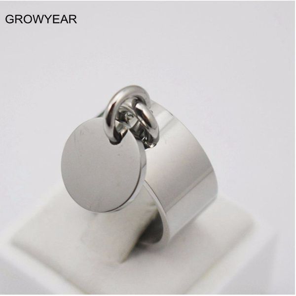 316l stainless steel women jewelry 10mm wide cocktail can engrave ring polish silver color round charm rings size 6 7 8 9 10 11, Golden;silver
316l stainless steel women jewelry 10mm wide cocktail can engrave ring polish silver color round charm rings size 6 7 8 9 10 11, Golden;silver