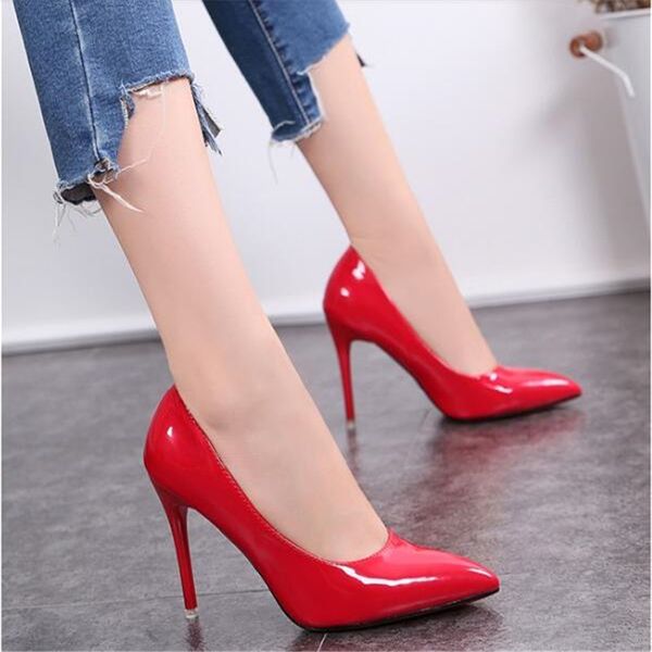 big size shoes women high heels 2020 summer basic office ladies shoe pumps fashion pointed concise leather heel zapatos de mujer, Black
big size shoes women high heels 2020 summer basic office ladies shoe pumps fashion pointed concise leather heel zapatos de mujer, Black