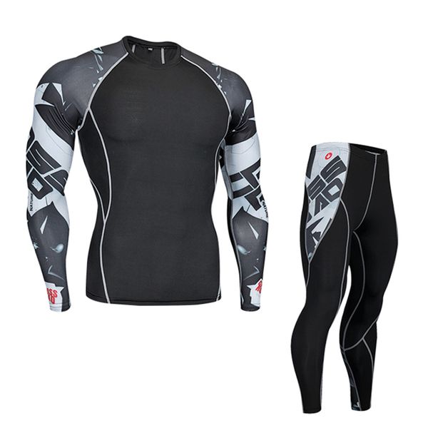 tshirt gym running tights teen sportswear set training thermal underwear for men compression rash guard mens running set, Black;blue
tshirt gym running tights teen sportswear set training thermal underwear for men compression rash guard mens running set, Black;blue