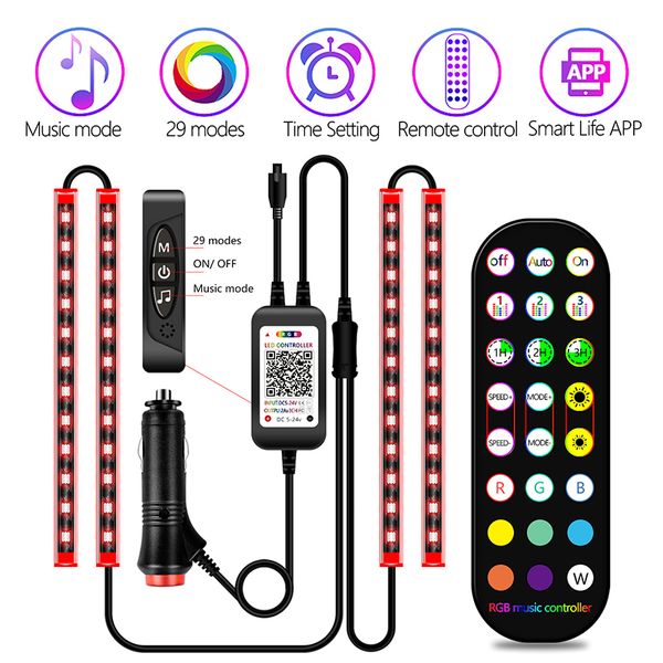 led автомобиля foot свет лампы ambient с usb wireless remote control music несколько режимов автомобильный интерьер декоративное освещение
led автомобиля foot свет лампы ambient с usb wireless remote control music несколько режимов автомобильный интерьер декоративное освещение