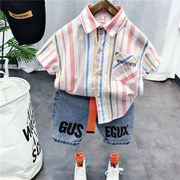 children's short-sleeved striped children's shirt fur cardigan shirt summer new baby cardigan korean all-match h21003, White;black
children's short-sleeved striped children's shirt fur cardigan shirt summer new baby cardigan korean all-match h21003, White;black