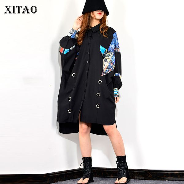 xitao tide print shirt single breasted turn down collar bat sleeve loose casual plus size blouse women 2020 zyq1817, White
xitao tide print shirt single breasted turn down collar bat sleeve loose casual plus size blouse women 2020 zyq1817, White